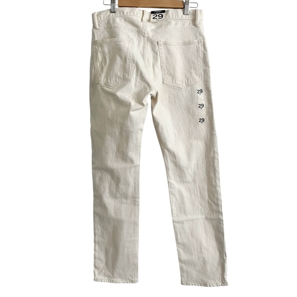 GAP Mens Ivory Cream Size 29x30 Straight GAPFLEX Denim Jeans NWT - Picture 5 of 7